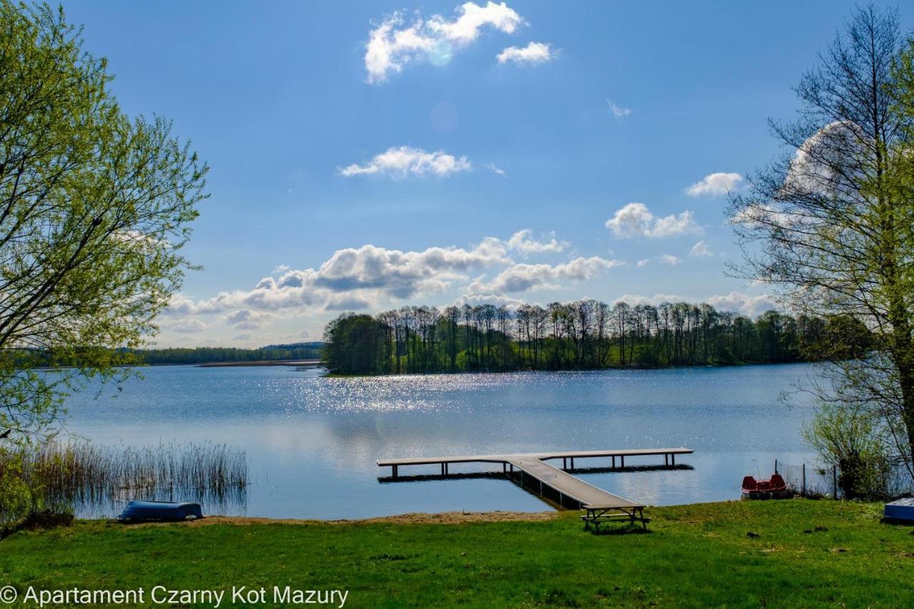 Czarny Kot Mazury Dom Caloroczny Villa Malkinie Eksteriør billede