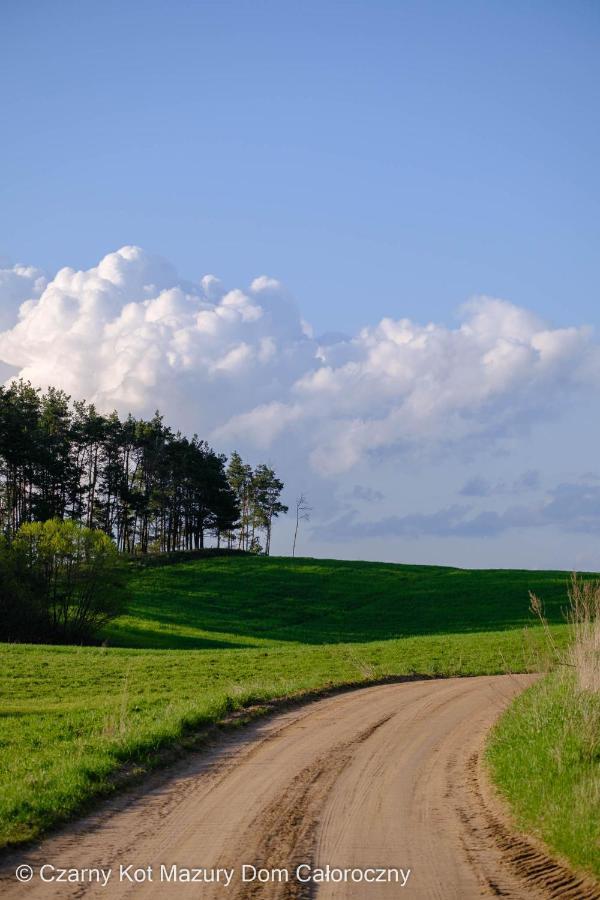 Czarny Kot Mazury Dom Caloroczny Villa Malkinie Eksteriør billede